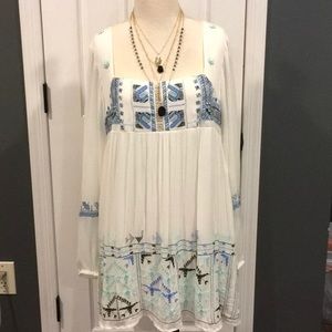 Free People Embroidered Dress